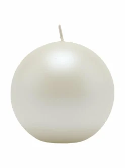 Kynttilät & Lyhdyt|Balmuir Velvet-pallokynttilä 12 cm 000 PEARL