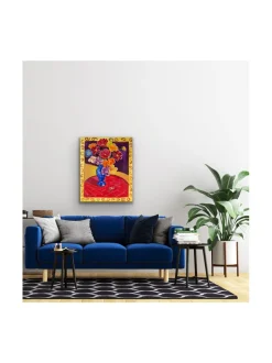 Taulut & Julisteet|Pia Rydman Art Venus vauhdissa, 55x46cm, akryylimaalaus, Pia Rydman