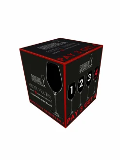 Lasit|Riedel Veritas-samppanjalasi 44,5 cl, 4 kpl KIRKAS