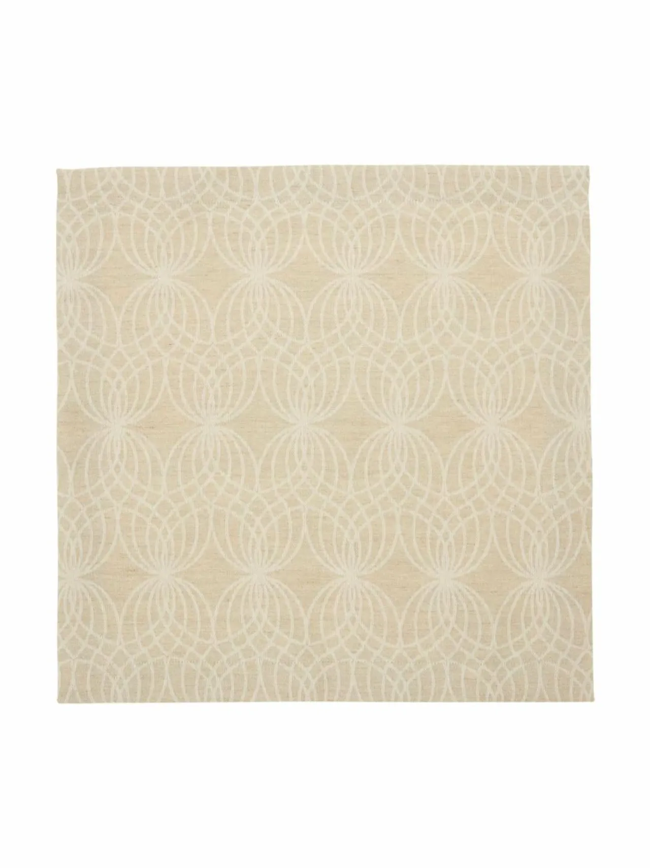 Keittiö- & Kattaustekstiilit|Villa Stockmann Vernier- lautasliina 50 x 50 cm 19 WHITE/NATURAL LINEN