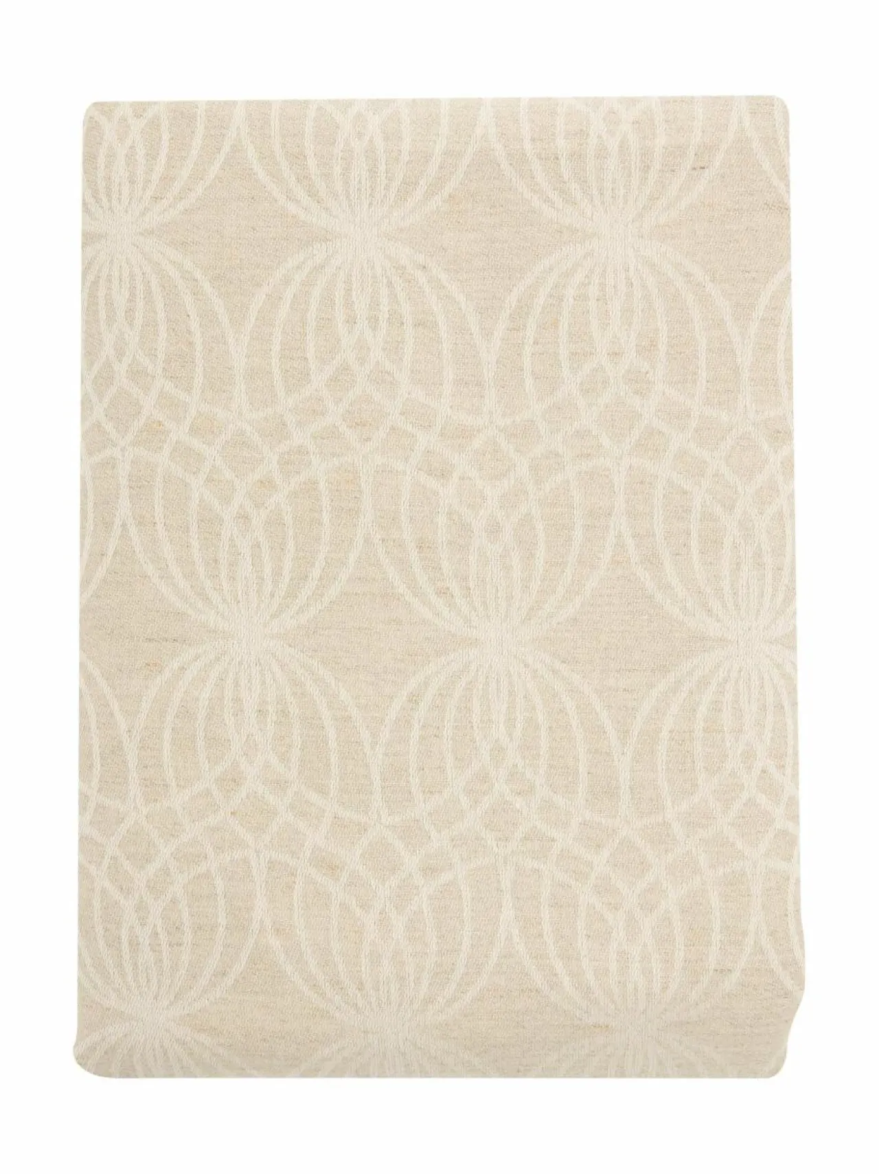 Keittiö- & Kattaustekstiilit|Villa Stockmann Vernier-pöytäliina 19 WHITE/NATURAL LINEN