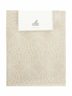 Keittiö- & Kattaustekstiilit|Villa Stockmann Vernier-pöytäliina 19 WHITE/NATURAL LINEN