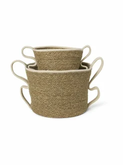 Säilytys|Ferm Living Verso-sisustuskorit Ø 34 + 25 cm, 2 kpl OFF-WHITE