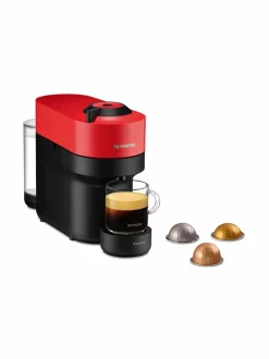 Kahvin- & Vedenkeittimet|Nespresso Vertuo Pop Capsule Coffee Maker -kahvikone RED