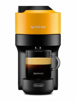 Kahvin- & Vedenkeittimet|Nespresso Vertuo Pop Capsule Coffee Maker -kahvikone YELLOW