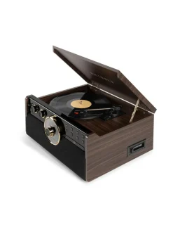 Audio|Victrola Empire 6-In-1 Musiikkikeskus ESPRESSO