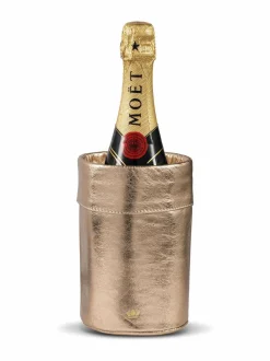 Baari- & Viinitarvikkeet|DUTCHDELUXES Viininjäähdytin nahasta 12 cm PEARL