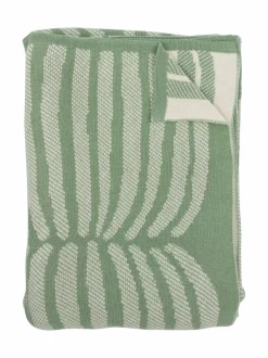 Huovat & Päiväpeitot|Sisustustyynyt|Pentik Vilja-torkkupeitto GREEN