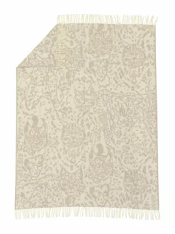 Huovat & Päiväpeitot|Pentik Villikissa -torkkupeitto LIGHT BROWN