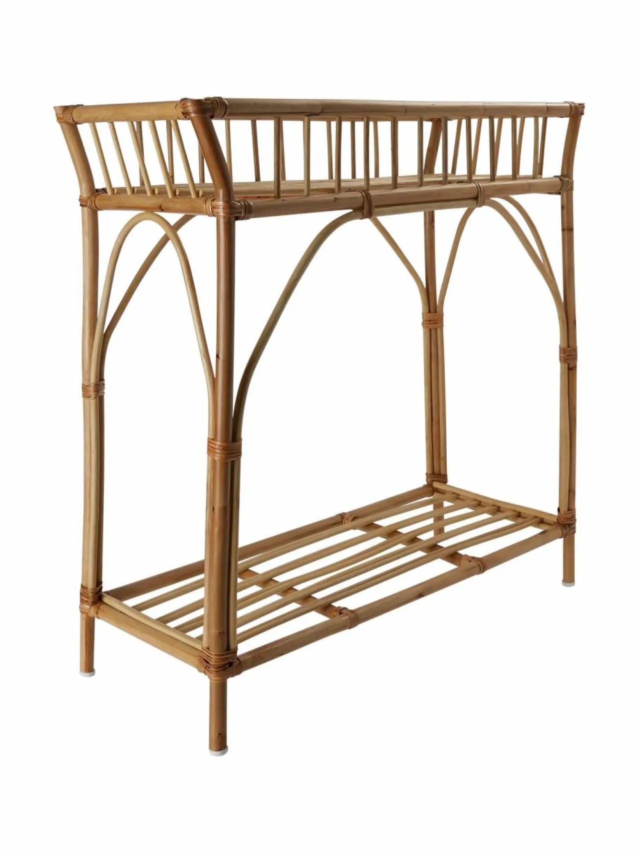 Säilytys|Casa Stockmann Viola-rottinkinen kukkateline 66 x 27 x 70 cm NATURAL