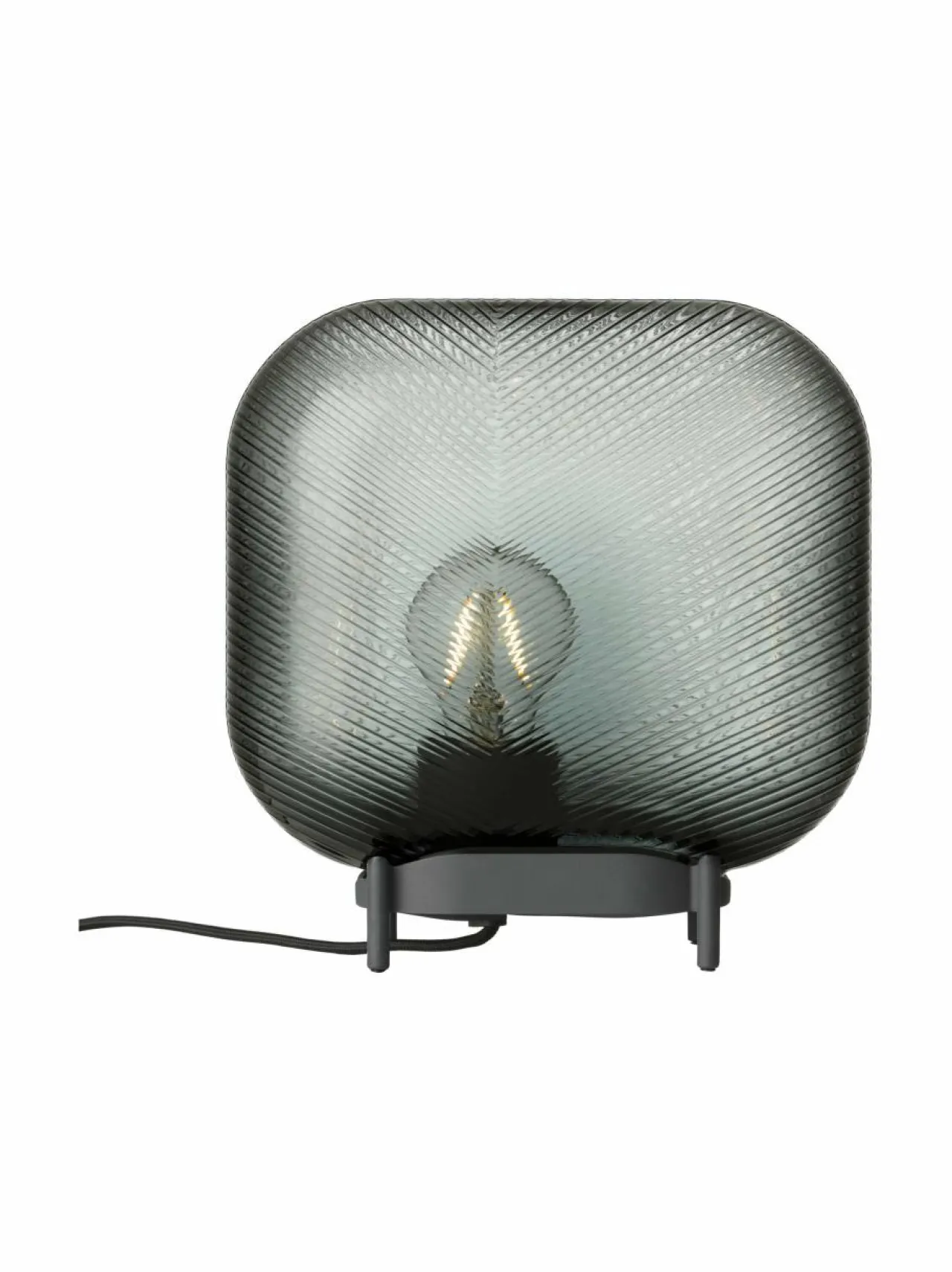 Pöytävalaisimet|Iittala Virva-valaisin 250 x 255 mm TUMMANHARMAA