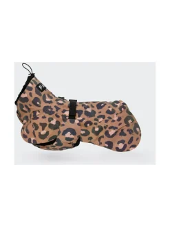 Koiran Vaatteet|PAIKKA Visibility Raincoat Lite Leopard for Dogs