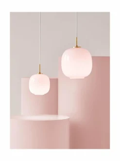 Kattovalaisimet|Louis Poulsen VL45 Radiohus -riippuvalaisin PALE ROSE