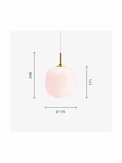 Kattovalaisimet|Louis Poulsen VL45 Radiohus -riippuvalaisin PALE ROSE