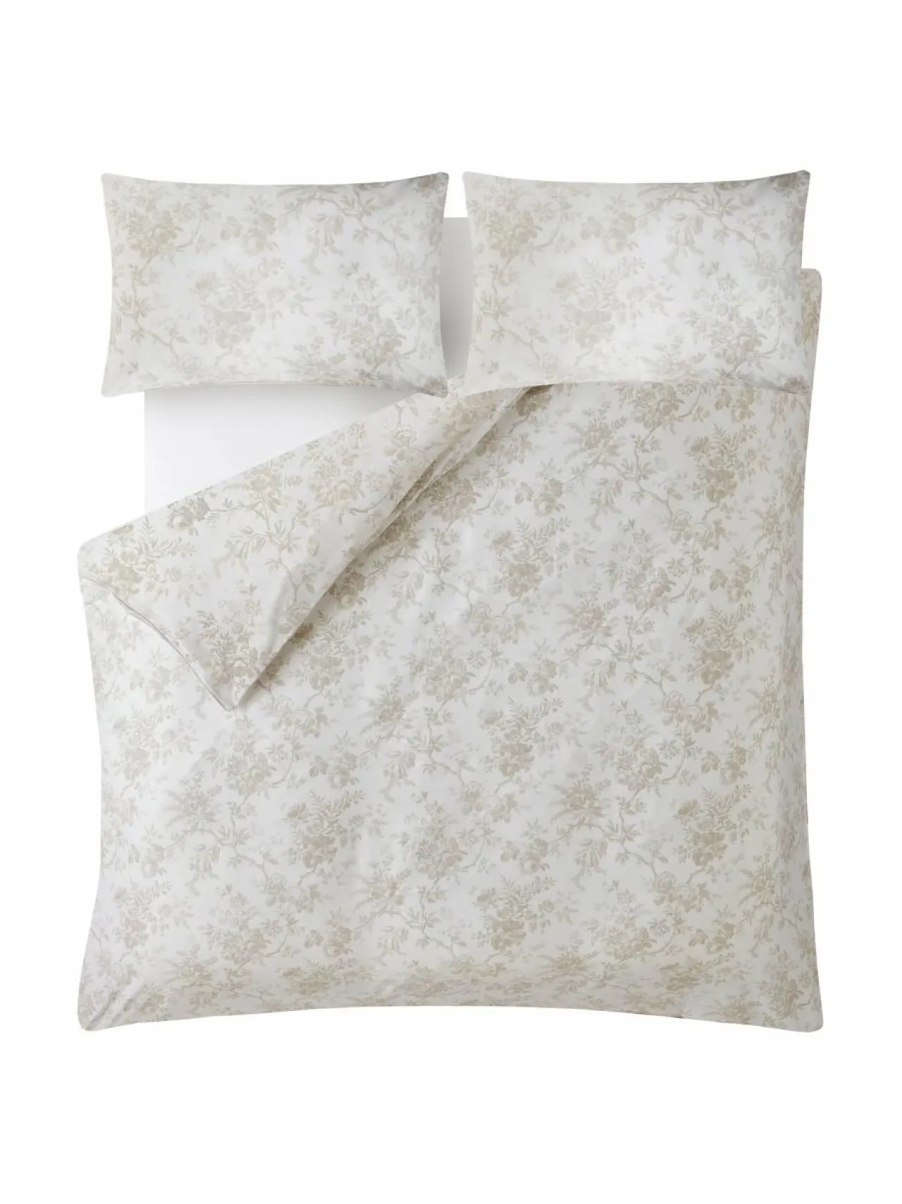 Liinavaatteet|Laura Ashley Walled Garden -satiinipussilakanasetti 05 DOVE GREY