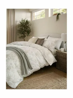 Liinavaatteet|Laura Ashley Walled Garden -satiinipussilakanasetti 05 DOVE GREY