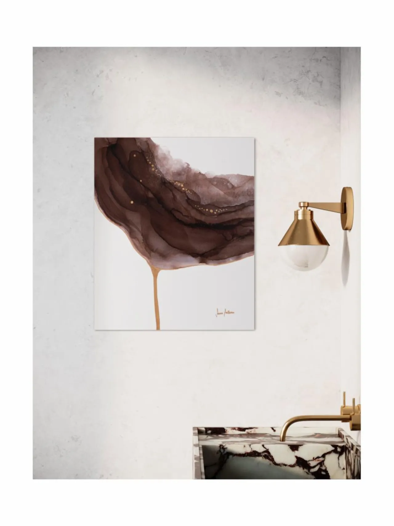 Taulut & Julisteet|KaikuArt Walnut FREESIA RUSKEA