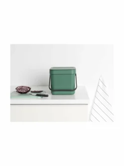 Roskakorit & -Pussit|Brabantia Waste Bin -roska-astia, 6L FIR GREEN