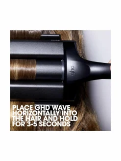 Hiustenhoito|GHD Wave Professional Triple Waver -kolmoislainerauta BLACK