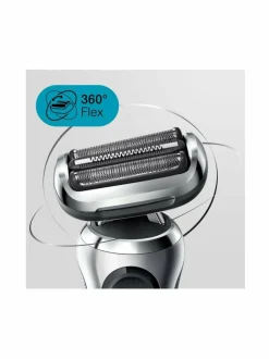 Ihokarvanpoisto|Braun Wet&Dry Series-7 -parranajokone SILVER/BLACK