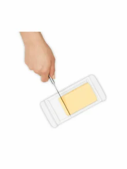 Keittiötarvikkeet|OXO Wide Butter Dish -voiastia 20 x 9 x 6 cm WHITE