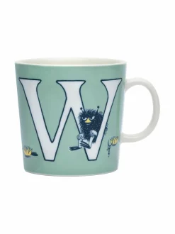 Mukit & Kupit & Asetit|Moomin Arabia W-muumimuki 0.4 L LIGHT GREEN