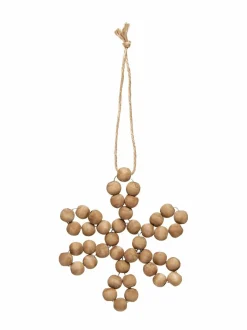 Joulupallot|Shishi Wooden Snowflake -joulukoriste BROWN