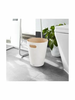 Roskakorit & -Pussit|Umbra Woodrow-roskakori 9 l VALKOINEN