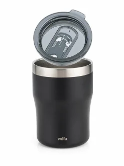 Kahvin- & Vedenkeittimet|Wilfa WST-300B -termosmuki BLACK