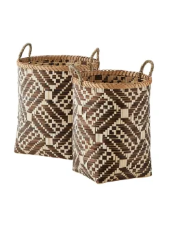 Säilytys|Madam Stolz 2x kori D:30x38/36x40 cm RUSKEA, LUONTO