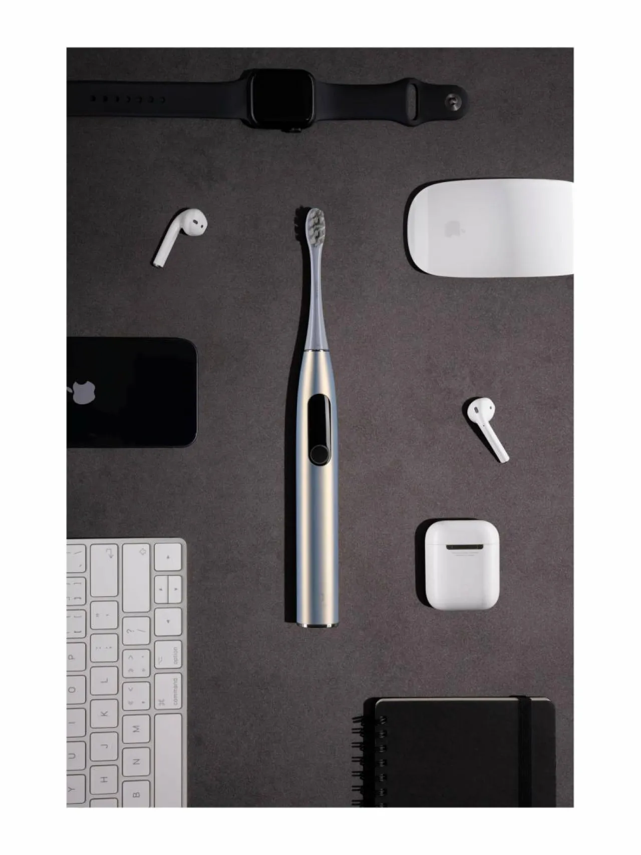 Hampaidenhoito|Oclean X Pro Digital -sähköhammasharjapakkaus SILVER