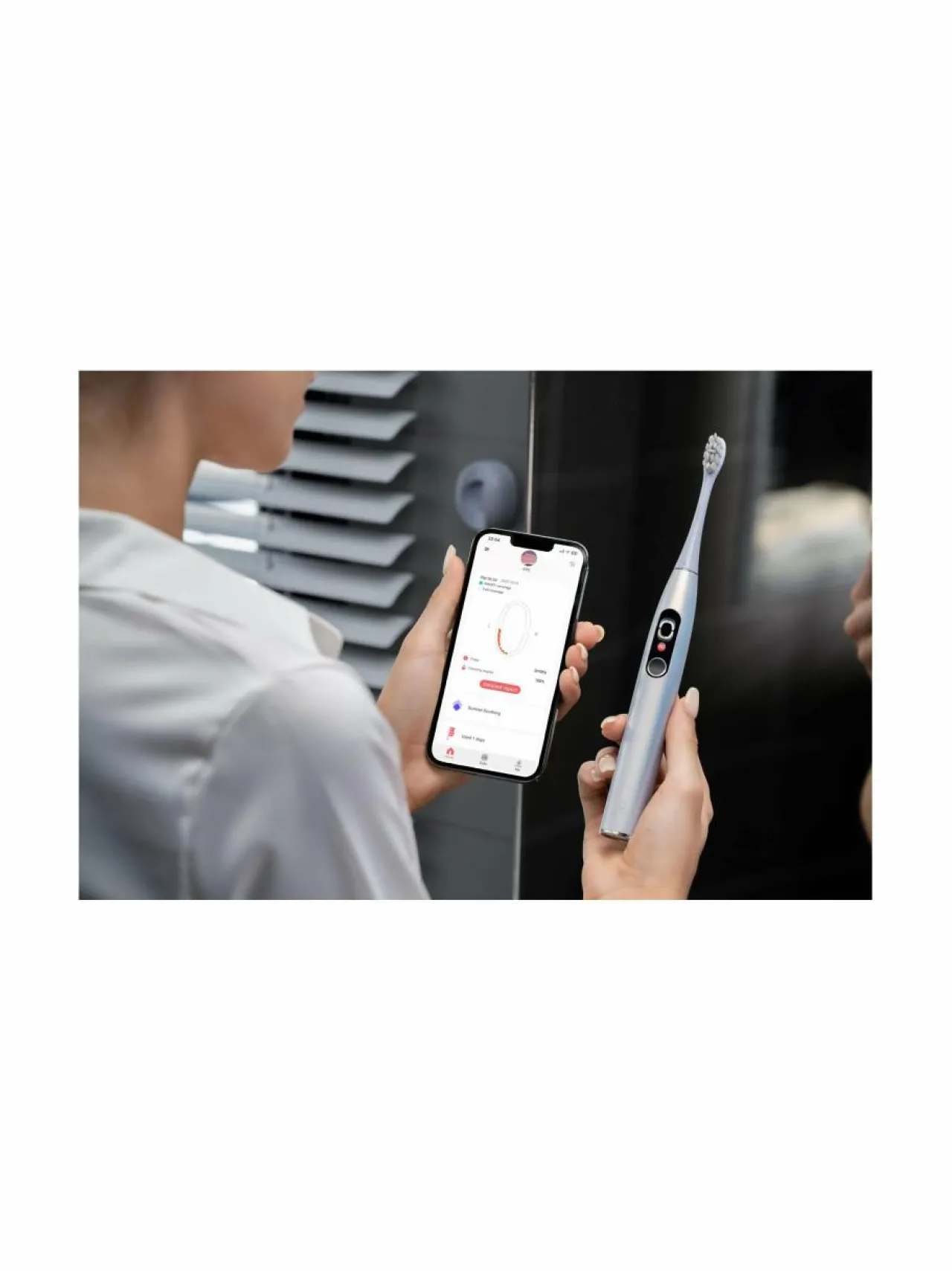 Hampaidenhoito|Oclean X Pro Digital -sähköhammasharjapakkaus SILVER