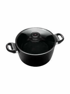 Keitto- & Paistoastiat|Swiss Diamond XD Induction -pata ja lasikansi 5,2 l MUSTA