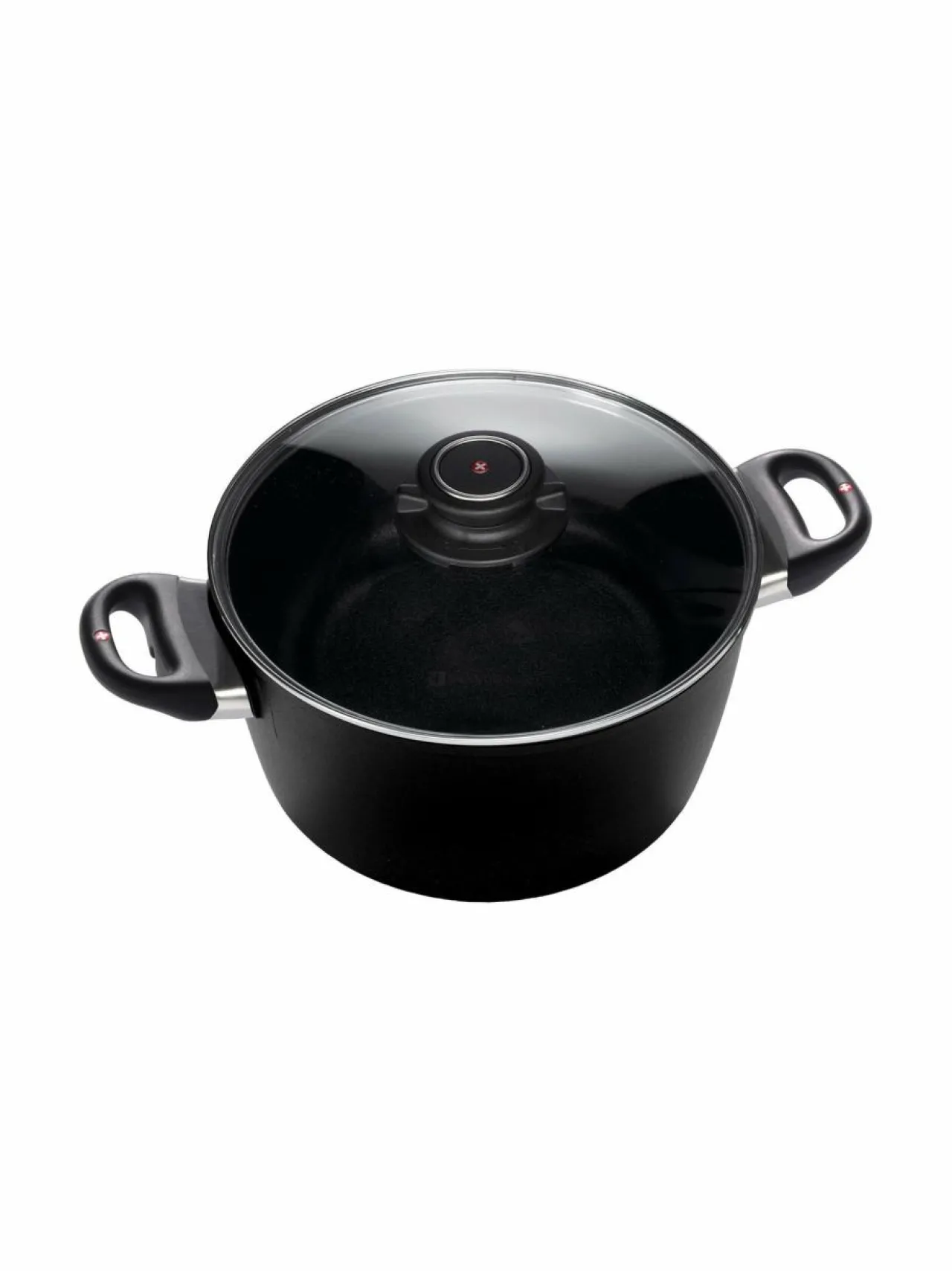 Keitto- & Paistoastiat|Swiss Diamond XD Induction -pata ja lasikansi 5,2 l MUSTA