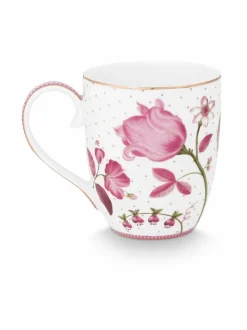 Mukit & Kupit & Asetit|PIP Studio XL Jolie Tulip -posliinimuki 450 ml PINK
