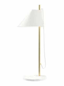 Pöytävalaisimet|Louis Poulsen Yuh-pöytävalaisin WHITE/BRASS