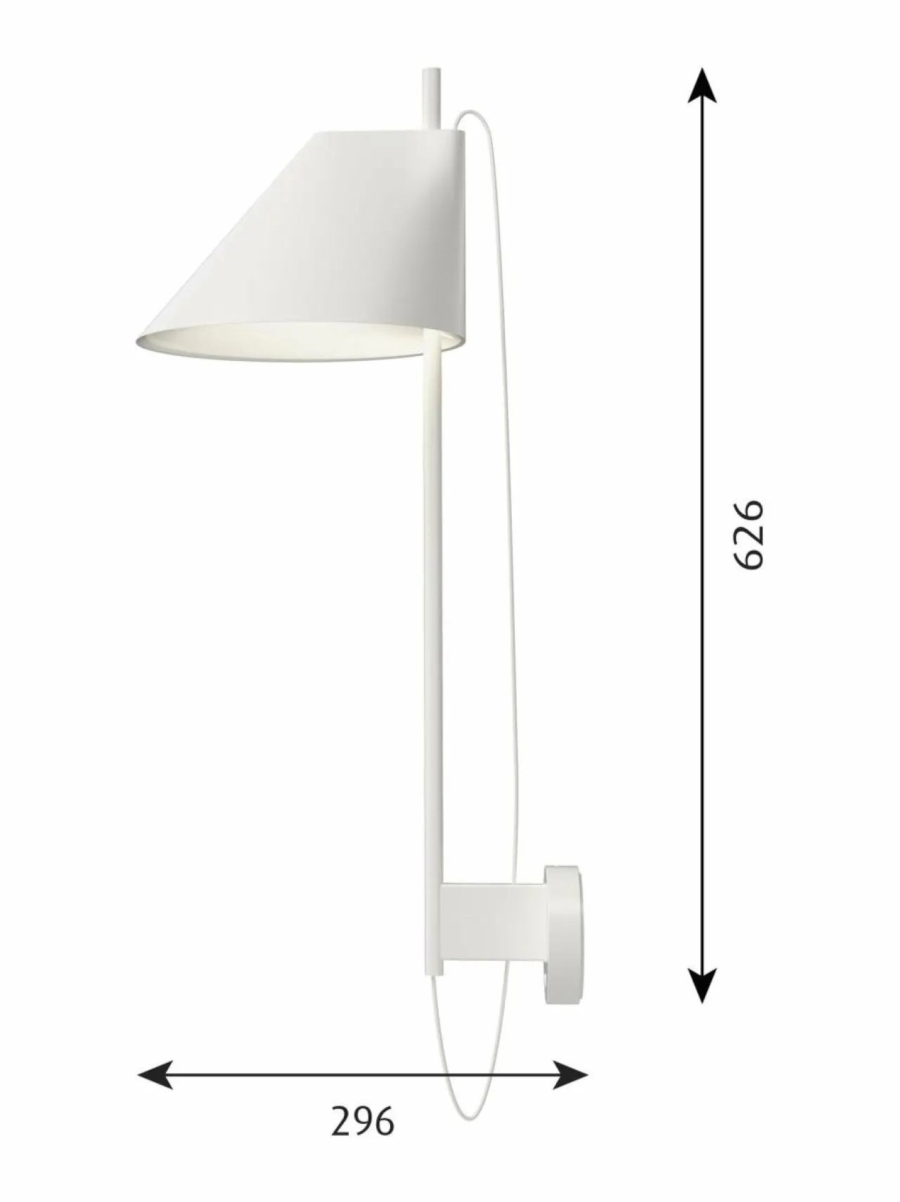 Seinävalaisimet|Louis Poulsen YUH-seinävalaisin