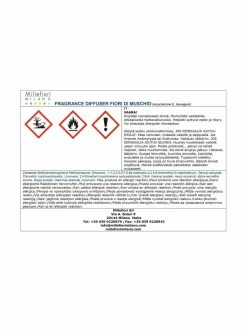 Huonetuoksut & Tuoksukynttilät|Millefiori Zona Fior di Muschio -huonetuoksu 250 ml VALKOINEN